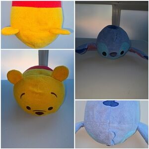 Disney Plush Tsum Tsum Set - Pooh And Stitch